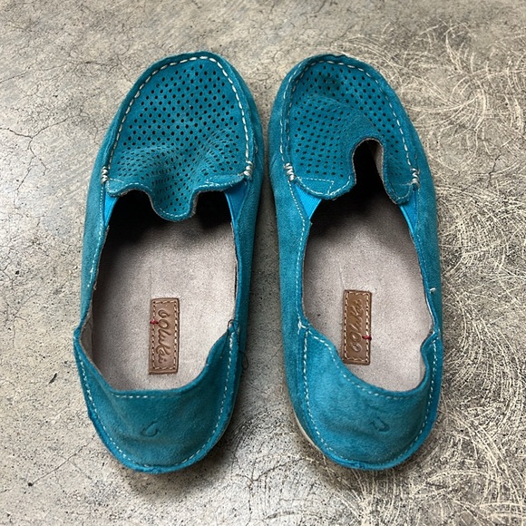 Olukai Teal suede flats - Picture 7 of 7